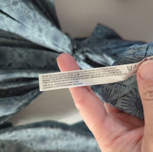 FREE PEOPLE Intimately Oasis House Robe in Stone Combo Size m/l xs/S - Picture 10 of 10